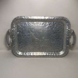 Vintage Aluminum Platter Plate